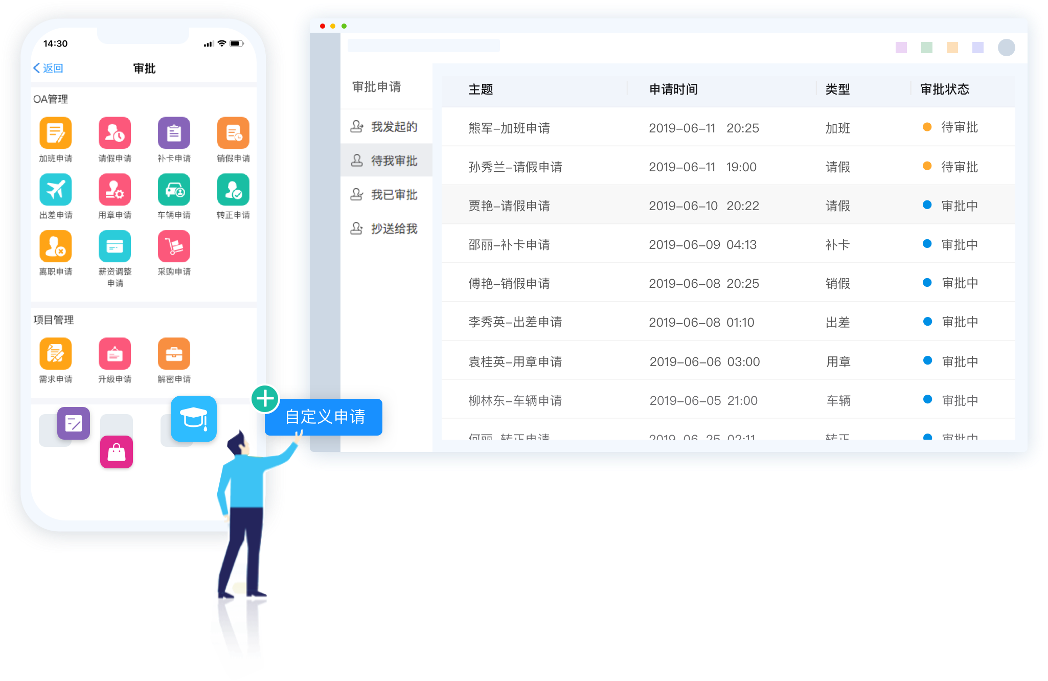 移动办公oa系统，移动办公oa软件